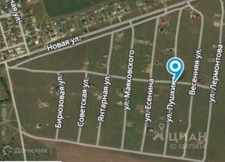 Продажа земельного участка, 7 сот., посёлок Пробуждение, улица Пушкина, 58