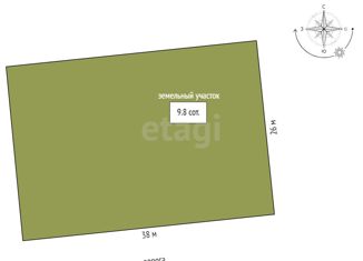 Продается участок, 9.8 сот., поселок Магистральный, Молодёжная улица