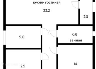 Продаю дом, 72 м2, Адыгея, 1-й проезд Фрунзе