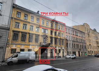 3-комнатная квартира на продажу, 84.4 м2, Санкт-Петербург, улица Некрасова, 22, Центральный район