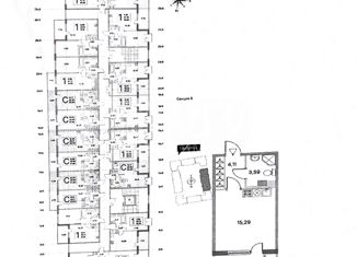 Продам квартиру студию, 27.5 м2, посёлок Стрельна, ЖК Любоград, проспект Будённого, 26к2
