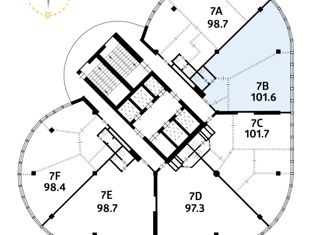 Продается офис, 101.6 м2, Новосибирск, проспект Димитрова, 4/1