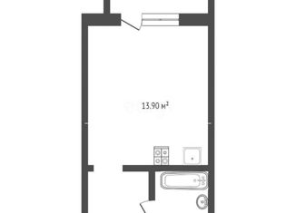 Продается квартира студия, 17 м2, аул Новая Адыгея, Бжегокайская улица, 31/7А, ЖК Родной Дом