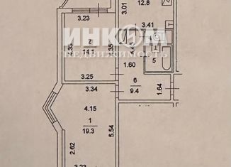 Продам 2-ком. квартиру, 59.6 м2, Москва, улица Дмитриевского, 23, метро Лухмановская