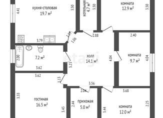 Продажа дома, 101.8 м2, деревня Большие Акияры, Рощинская улица