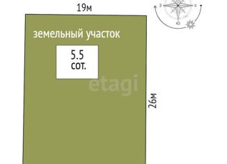 Продажа земельного участка, 5.5 сот., садоводческое товарищество Домостроитель