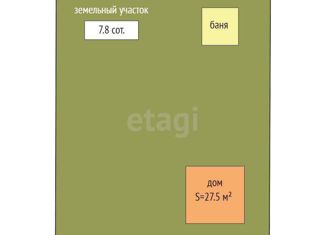Продажа дома, 27.5 м2, СНТ Нива, Солнечная улица