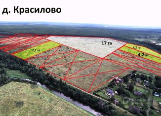 Продаю земельный участок, 1700 сот., деревня Красилово