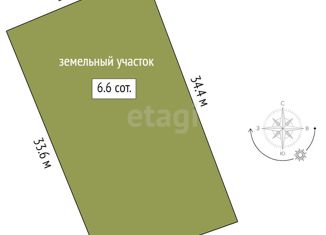 Продаю земельный участок, 6.6 сот., СНТ Черемушки-2, Центральная улица