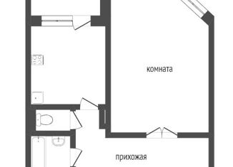 Продажа однокомнатной квартиры, 38.8 м2, посёлок городского типа Излучинск, Таёжная улица, 12