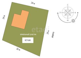 Продаю дом, 125 м2, деревня Елань, Дачная улица