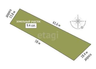 Продажа земельного участка, 9.4 сот., СНТ Майское, Сливовая улица