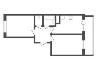 Продажа 2-ком. квартиры, 51.6 м2, Тюмень, Верхнетарманская улица, 5, ЖК Новый Мыс 2.0