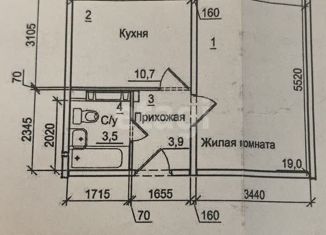 Сдам 1-ком. квартиру, 36.8 м2, Новосибирская область, улица Титова, 254/1