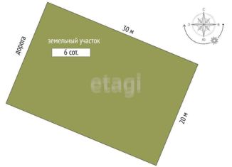 Земельный участок на продажу, 6 сот., село Мирное