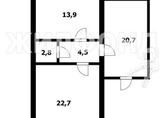 Продается 1-ком. квартира, 129.7 м2, рабочий посёлок Ордынское, Прибрежная улица, 4