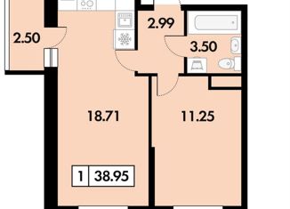 Продажа 1-комнатной квартиры, 39 м2, Рязанская область, Зелёная улица, 29