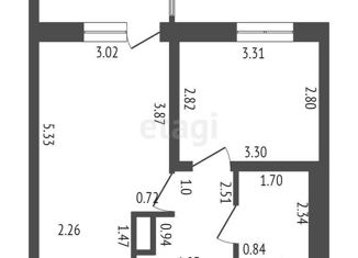 Продам 1-ком. квартиру, 32.5 м2, Санкт-Петербург, улица Архитектора Белова, 5к1