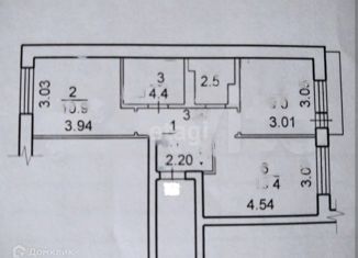 Продажа двухкомнатной квартиры, 48.3 м2, Новосибирск, ЖК Дунаевский квартал, улица Дунаевского, 14/3
