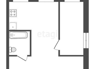 2-комнатная квартира на продажу, 41 м2, Красноярский край, улица Мичурина, 6