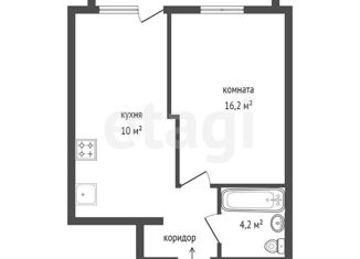 Продажа однокомнатной квартиры, 37 м2, Екатеринбург, улица Стачек, 4, улица Стачек