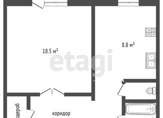 Продажа 1-комнатной квартиры, 40.5 м2, Челябинск, Тракторозаводский район, улица Зальцмана, 8