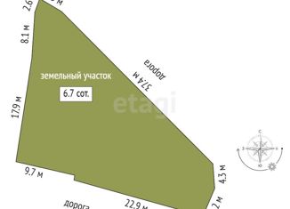 Дом на продажу, 36.7 м2, Омск, 9-я Комсомольская улица, 67