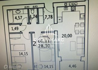 Продам двухкомнатную квартиру, 70 м2, посёлок Путёвка