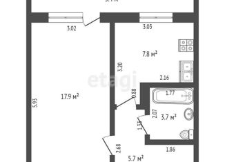 Продажа 1-ком. квартиры, 35.1 м2, Карелия, улица Антонова, 8