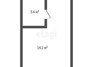 Продаю офис, 17.4 м2, Тюмень, Центральный округ, улица Муравленко, 13