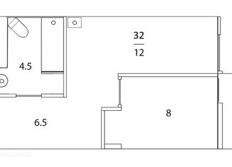 Продаю 1-ком. квартиру, 32 м2, деревня Столбово, проспект Куприна, 40к1