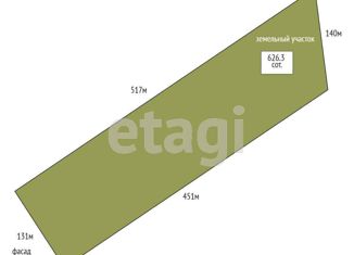 Земельный участок на продажу, 626.3 сот., Родниковское сельское поселение