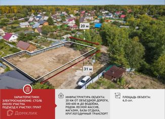 Продается участок, 6 сот., садовое товарищество Незабудка, 5-я Садовая улица