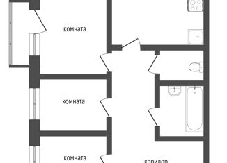 Продажа 3-комнатной квартиры, 63 м2, Ярославль, улица Жукова, 19, жилой район Пятёрка