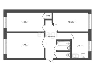 Продам 3-комнатную квартиру, 60 м2, Тюменская область, 13-й микрорайон, 63