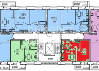 Продам 1-комнатную квартиру, 36 м2, Вологда, Северная улица, 36Г, микрорайон Водники