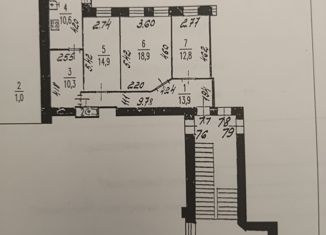 Продается 3-комнатная квартира, 82.4 м2, Санкт-Петербург, Заозёрная улица, 6, Заозёрная улица