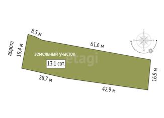 Продам дом, 50 м2, деревня Дубровина, Центральная улица
