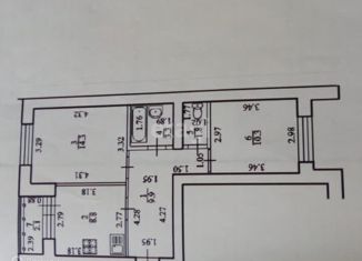 Продам 2-ком. квартиру, 49.5 м2, село Миловка, проспект Чижова, 6