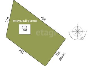 Продам участок, 10.1 сот., село Пионерское, Садовая улица, 69