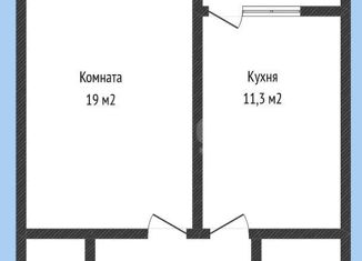 Продам однокомнатную квартиру, 42.3 м2, Краснодар, Прикубанский округ, улица имени Дзержинского, 64/2