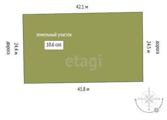 Продается участок, 10.6 сот., деревня Речкина