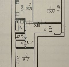 Продам 2-ком. квартиру, 52.4 м2, Суздаль, улица Гоголя, 51
