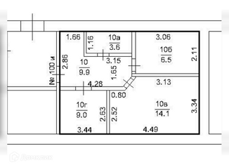Продаю комнату, 43.1 м2, Уфа, Баргузинская улица, 19, Советский район