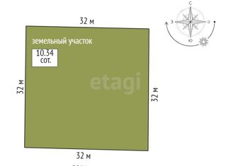 Земельный участок на продажу, 10.3 сот., дачный массив Новозбурьевка, 19-я улица, 5