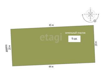Продаю земельный участок, 9.2 сот., Верхореченское сельское поселение