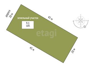 Продается земельный участок, 9.1 сот., Тюмень, Просторная улица
