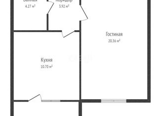 Продается однокомнатная квартира, 39.2 м2, Краснодар, Севастопольская улица, 6/1, Севастопольская улица