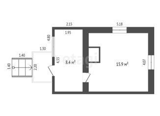 Дом на продажу, 26 м2, посёлок городского типа Куйбышево, Подгорная улица