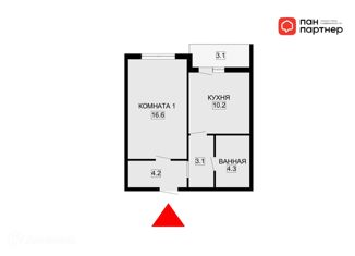Продаю 1-ком. квартиру, 38.5 м2, Санкт-Петербург, Муринская дорога, 55к1, Красногвардейский район